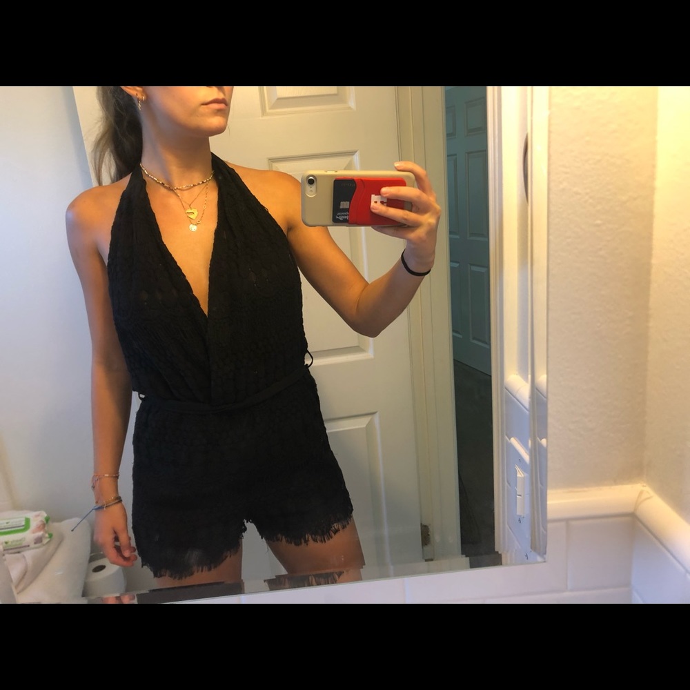 Angl Black Romper - Picture 2 of 6